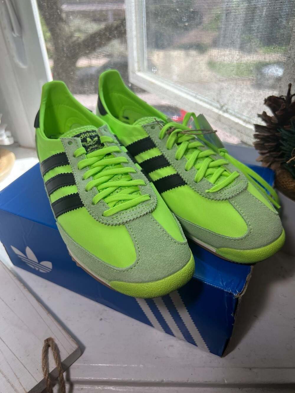 Adidas SL 72 OG women Green Black Sneakers Shoes